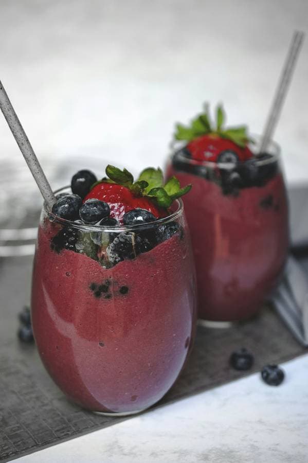 Smoothies de berries